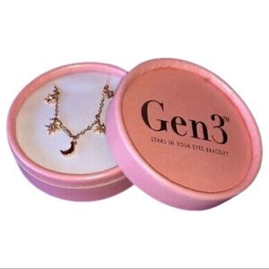 Gen 3 Star & Moon “Stars In Your Eyes”- gold bracelet • New in Box